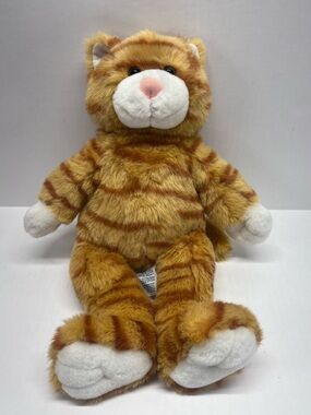 Retired Vintage Build-A-Bear Orange Floppy Kitty Tabby Plush Cat